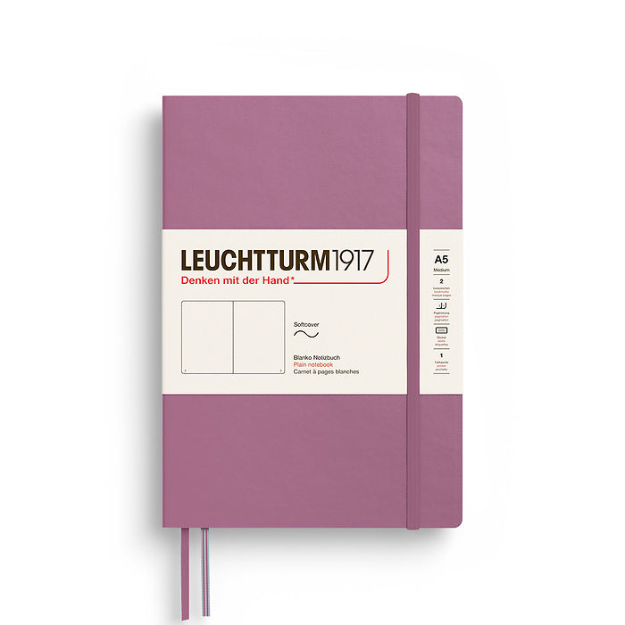 Notizbuch Medium (A5) - Softcover - 123 nummerierte Seiten