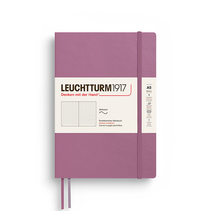 Notizbuch Medium (A5) - Softcover - 123 nummerierte Seiten