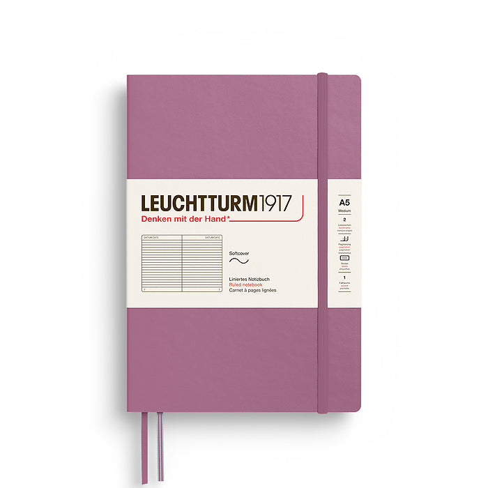 Notizbuch Medium (A5) - Softcover - 123 nummerierte Seiten