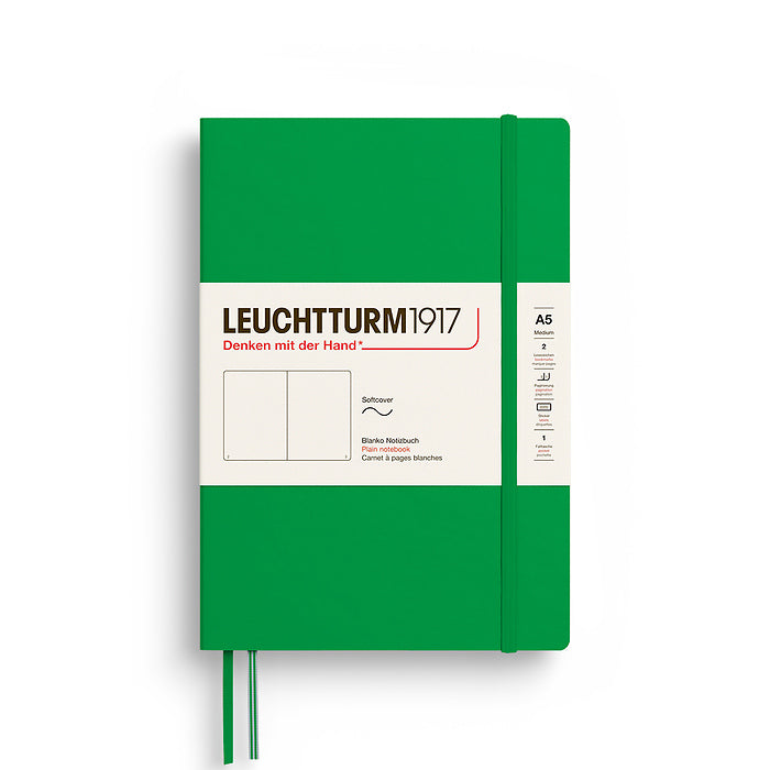 Notizbuch Medium (A5) - Softcover - 123 nummerierte Seiten