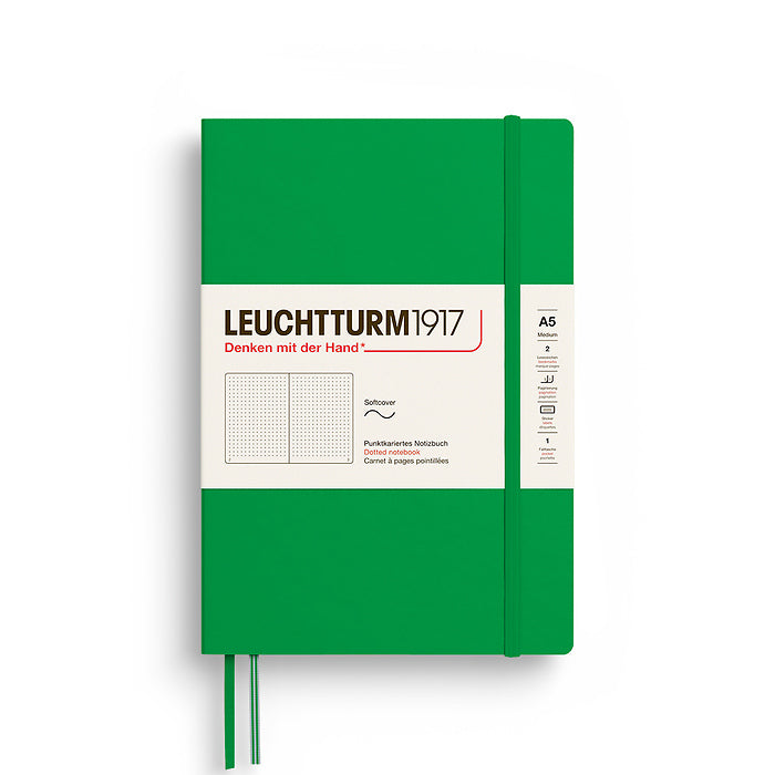 Notizbuch Medium (A5) - Softcover - 123 nummerierte Seiten