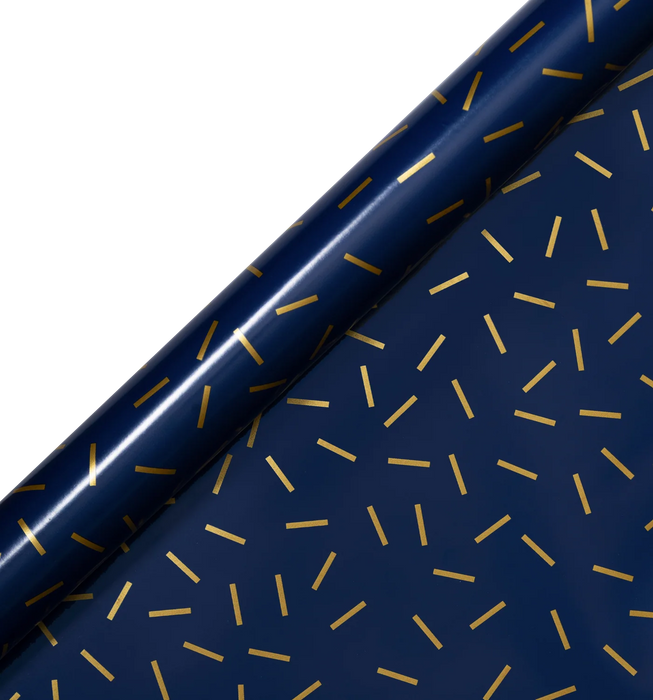 Geschenkpapier Weihnachten - Indigo Confetti