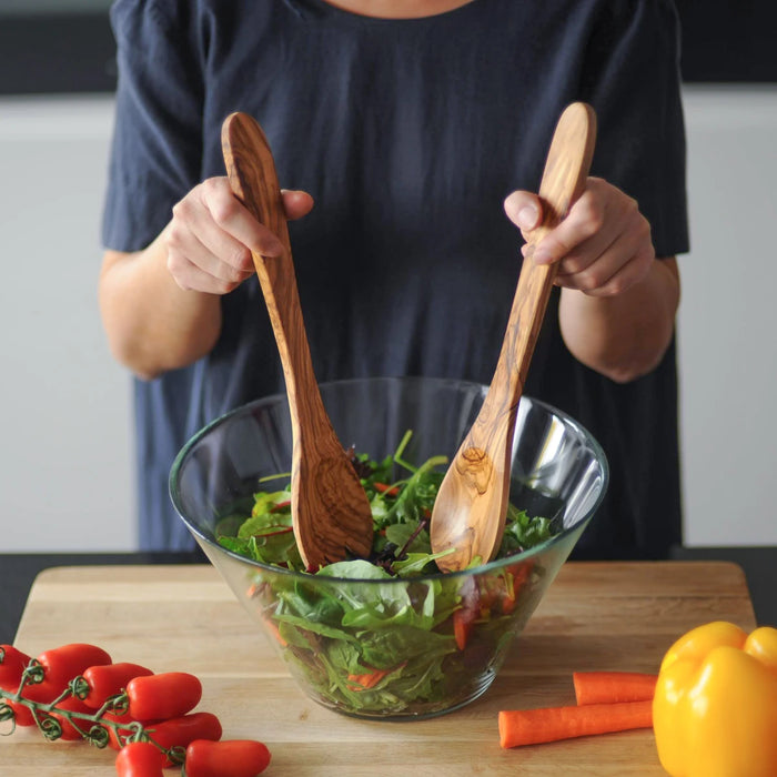 Hofmeister SB3 Salatbesteck Olive - 29 cm