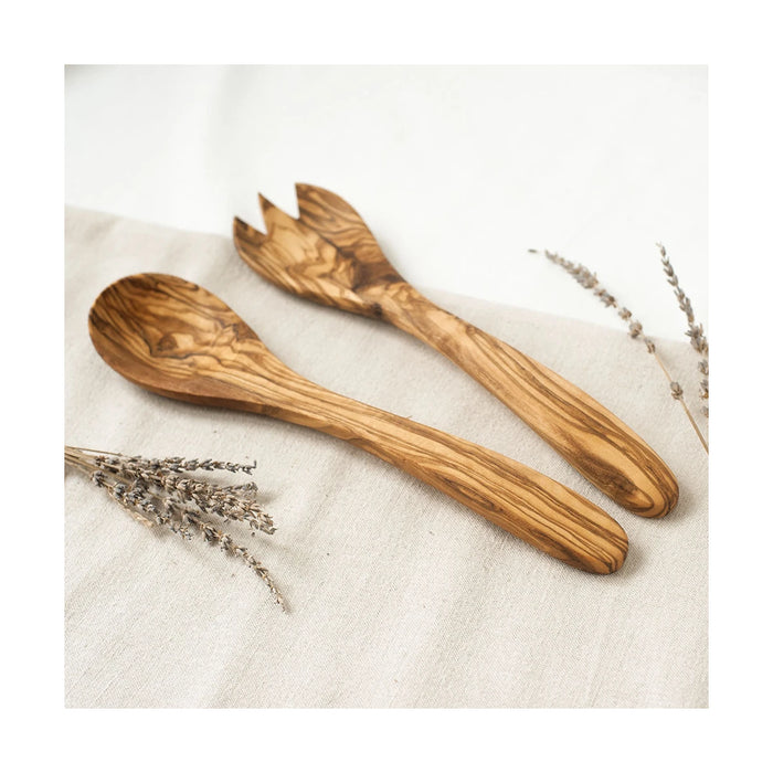 Hofmeister SB3 Salatbesteck Olive - 29 cm