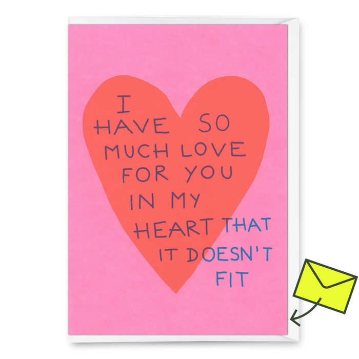 Grußkarte "I have so much love for you"