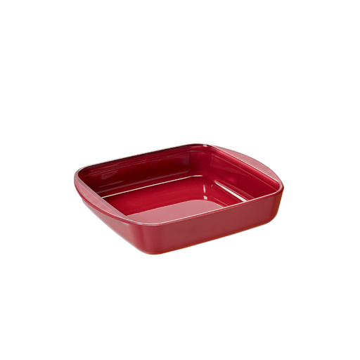 Pebbly Quadratische Glas-Auflaufform mit Deckel - 1,6 l - Cherrywood