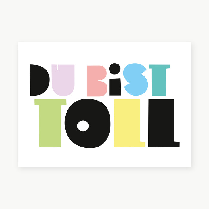 Postkarte - toll