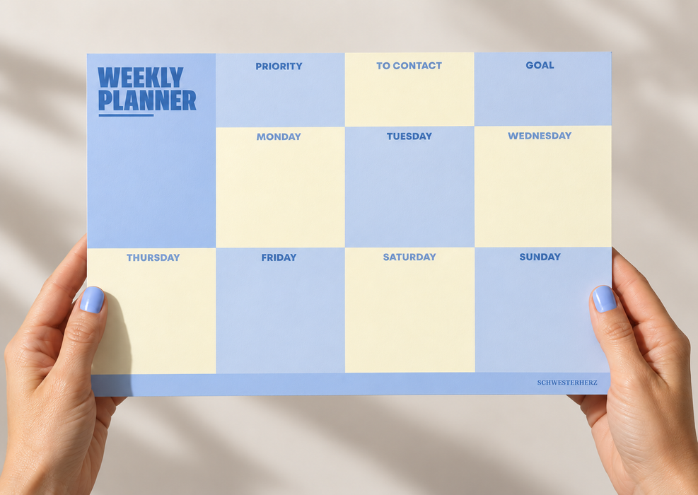 Schwesterherz Wochenplaner / Weekly Planner