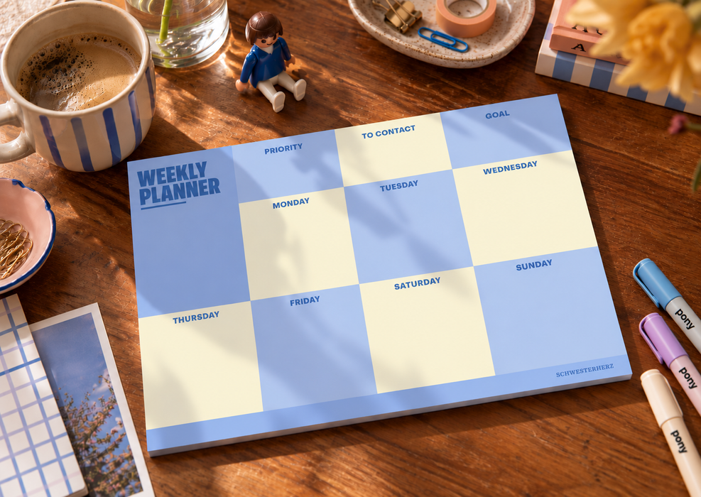 Schwesterherz Wochenplaner / Weekly Planner