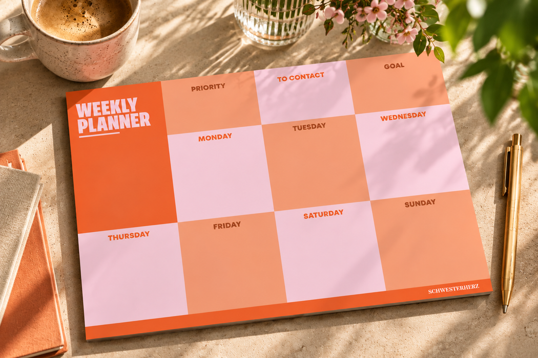 Schwesterherz Wochenplaner / Weekly Planner