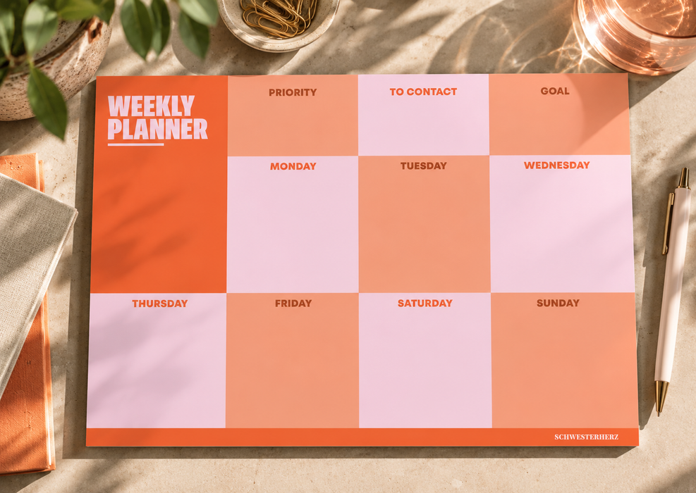 Schwesterherz Wochenplaner / Weekly Planner