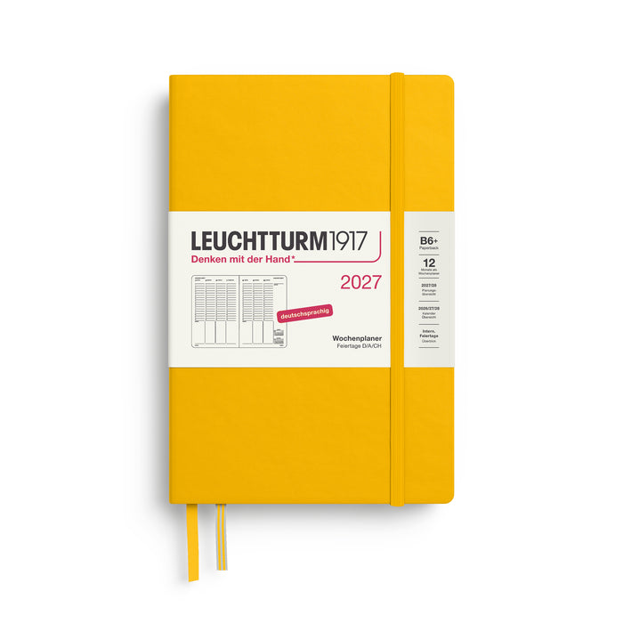 Leuchtturm Wochenplaner Paperback B6+ - Hardcover  - 2027 - Sunflower