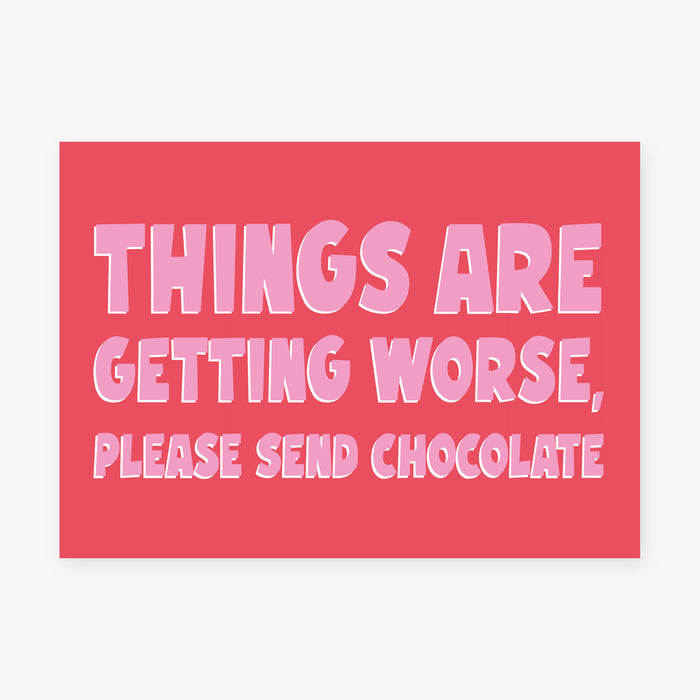 Postkarte - Chocolate