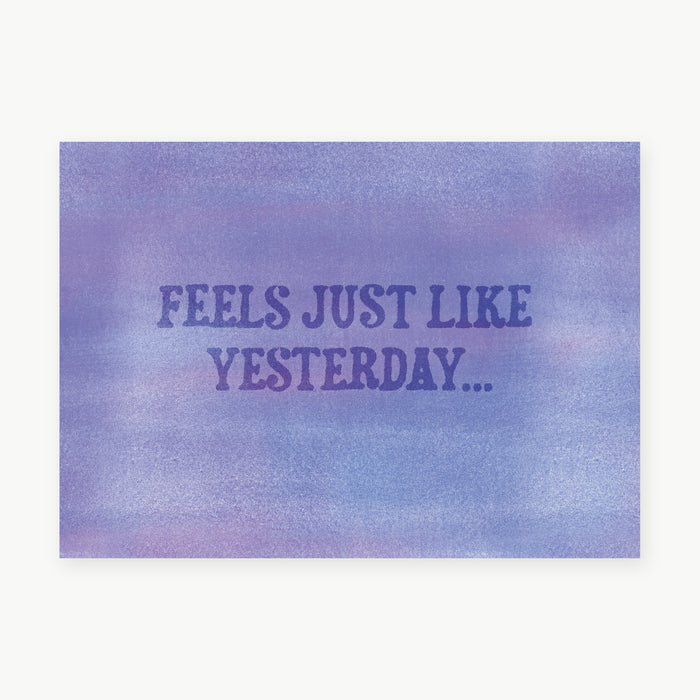 Postkarte - Yesterday