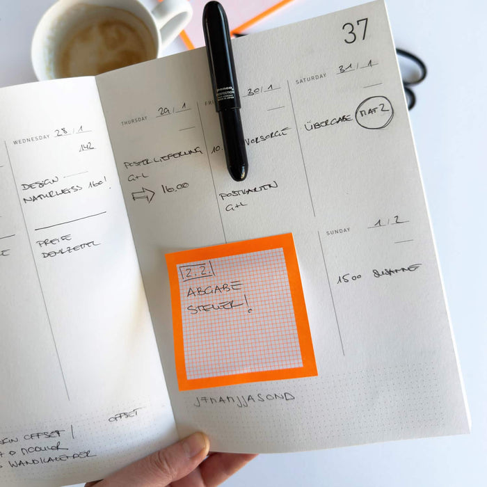 Planer Undatiert -  *MAKE THINGS HAPPEN*  Blau