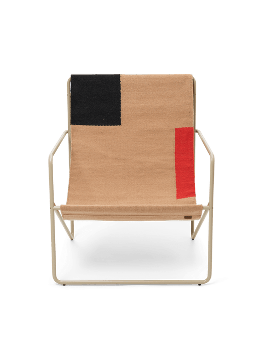 Ferm Living Desert Lounge Chair Cashmere/Block