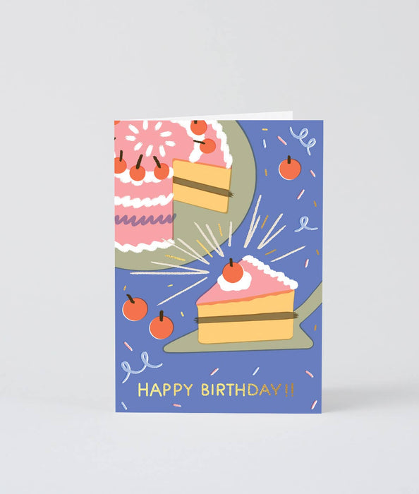 'Birthday Slice' Glückwunschkarte