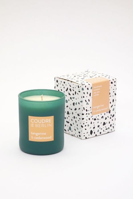 Coudre Contemporary Candle, Tangerine/Cedarwood