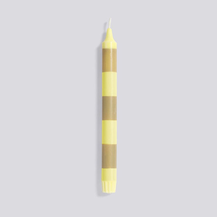 HAY Stripe Candle Light Yellow & Beige