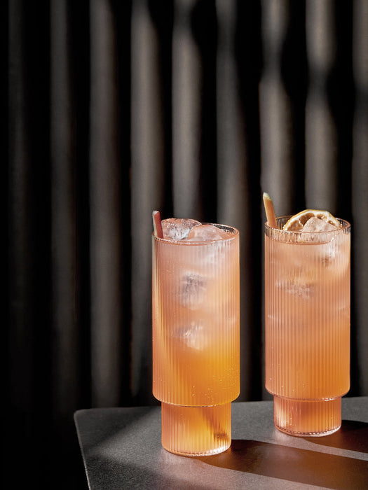 Ripple Longdrink Gläser 4er Set