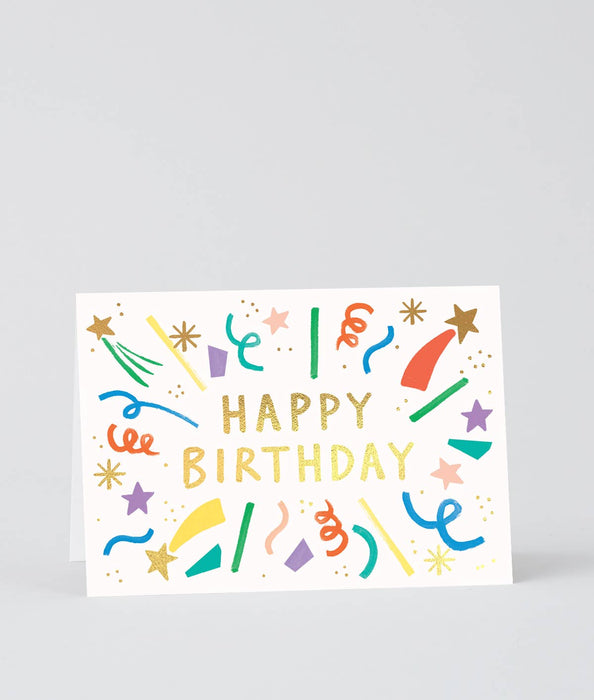 Glückwunschkarte „Happy Birthday Burst“