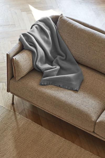 HAY Mono Blanket Steel Grey - 180 x 130 cm
