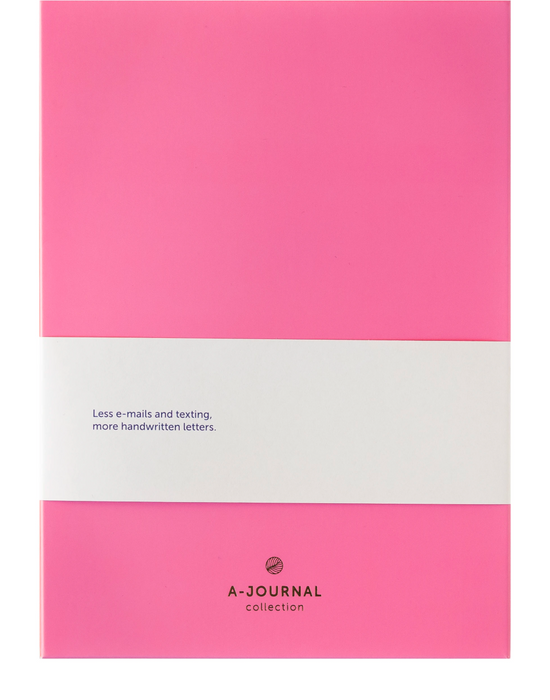  A-Journal Briefpapier Set - Pink/Grün