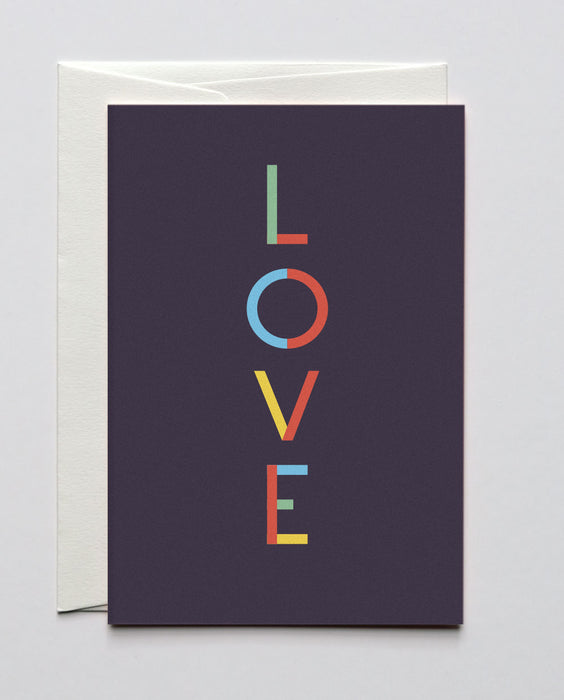 Haferkorn & Sauerbrey Grußkarte Lucky Letters Love