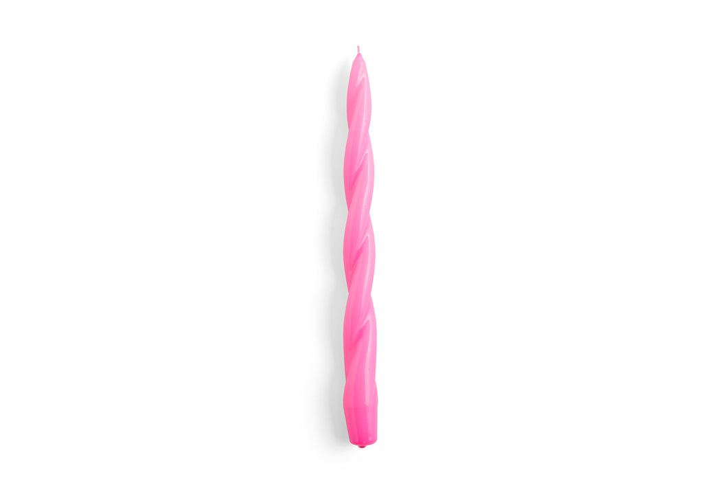 HAY Candle Soft Twist Long - Dark Pink