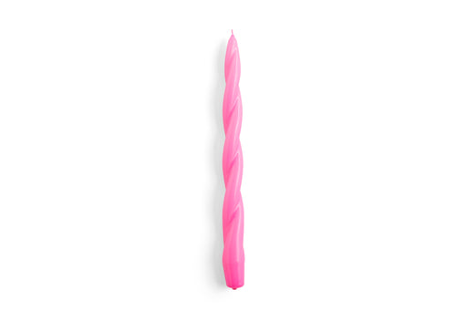 HAY Candle Soft Twist Long - Dark Pink