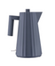 Elektrischer Wasserkocher Plissé 1 / 1,7 l - Grey Alessi