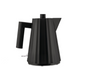 Elektrischer Wasserkocher Plissé 1 l - Black Alessi