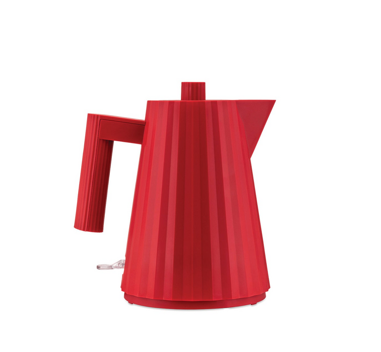 Elektrischer Wasserkocher Plissé 1 l - Red Alessi
