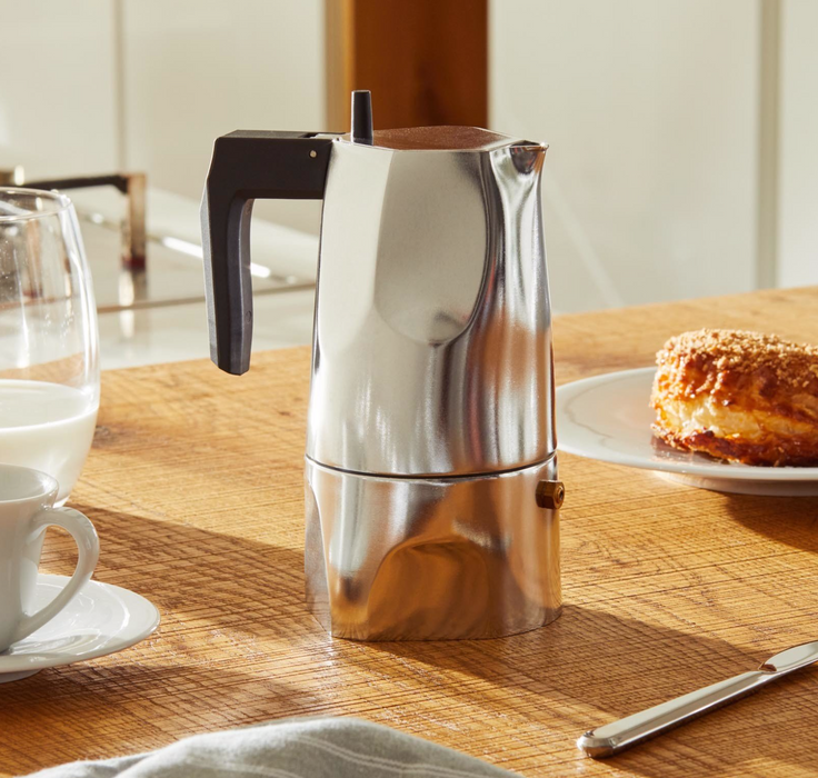 Espressokocher aus Gußaluminium Ossidiana 3 Tassen