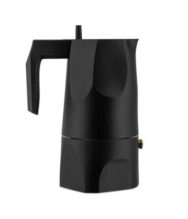 Espressokocher schwarz Ossidiana 3 Tassen