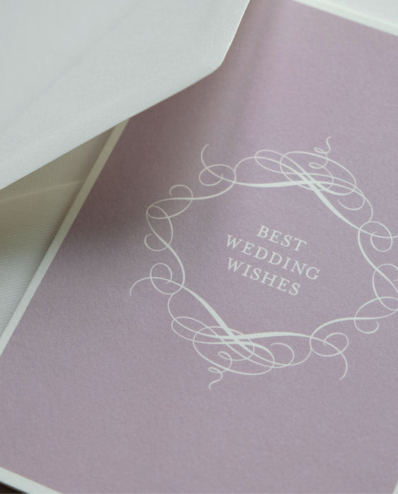 Haferkorn & Sauerbrey Grußkarte Lilac Best Wedding Wishes