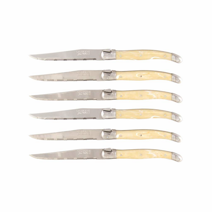6 Steakmesser Im Block - Steak Knives In A Block