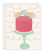 Slightly Stationery Grußkarte Pink Cake Birthday