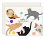 Slightly Stationery Grußkarte Cats Birthday