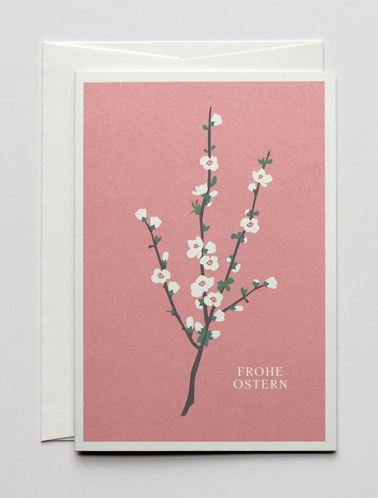  Haferkorn & Sauerbrey Grußkarte Blütenzweig