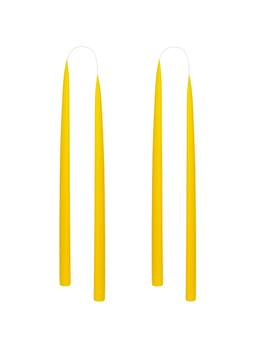 Kunstindustrien Kerze 35 cm Lemon Yellow
