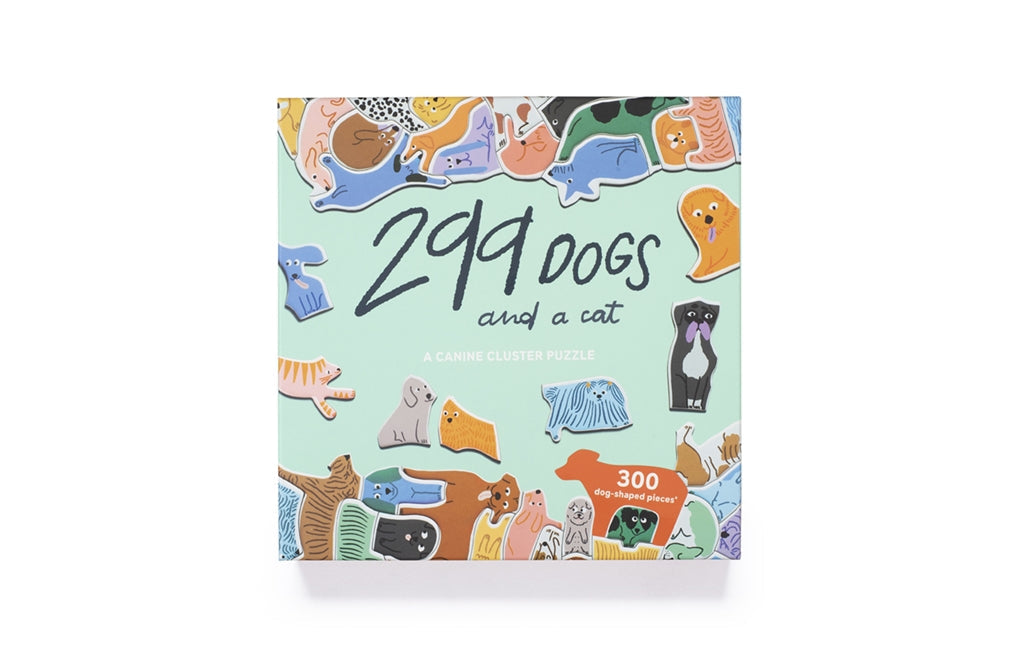 Laurence King Verlag 299 Dogs and 1 Cat Puzzle Englisch