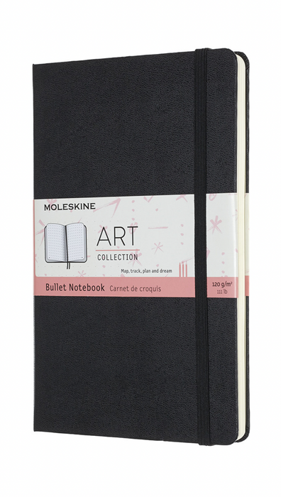 Moleskine Bullet Notizbuch Art Collection Large Hardcover Schwarz