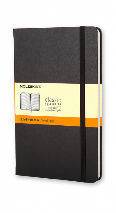 Moleskine Classic Notebook Large Hardcover Schwarz Liniert