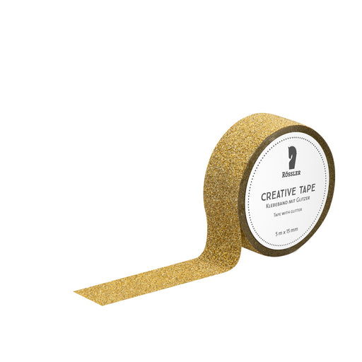 Rössler Creative Tape Glitter Gold