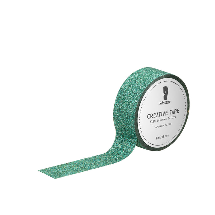 Rössler Creative Tape Glitter Grün