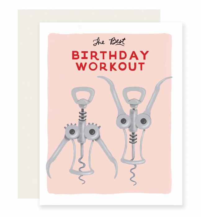 Slightly Stationery Grußkarte Birthday Workout