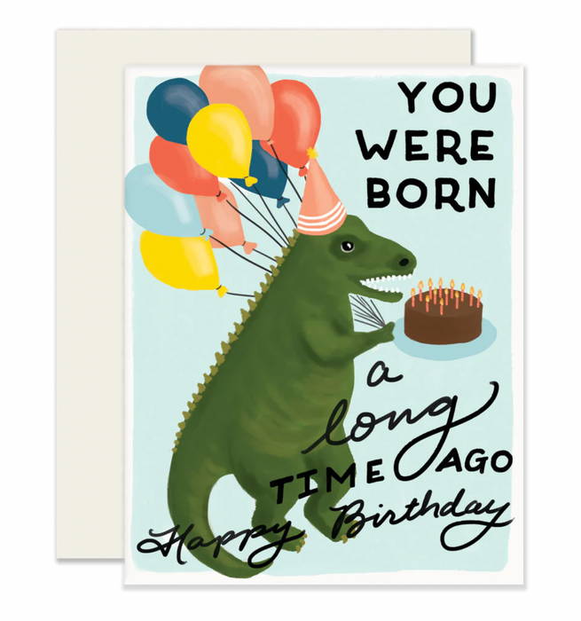 Slightly Stationery Grußkarte Dino Birthday