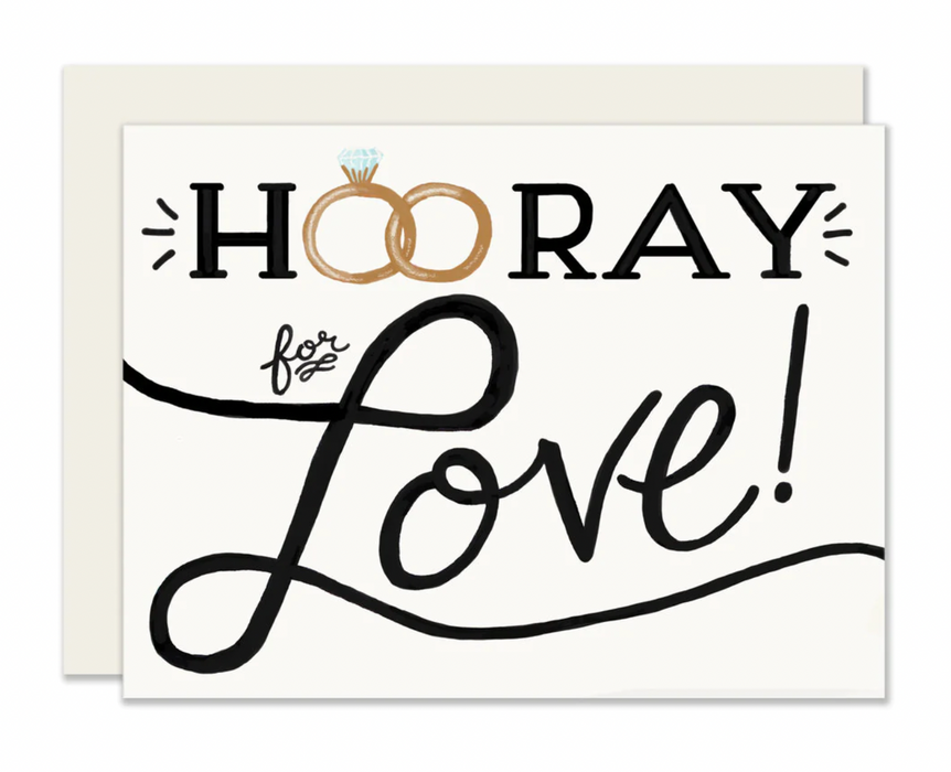 Slightly Stationery Grußkarte Hooray for Love