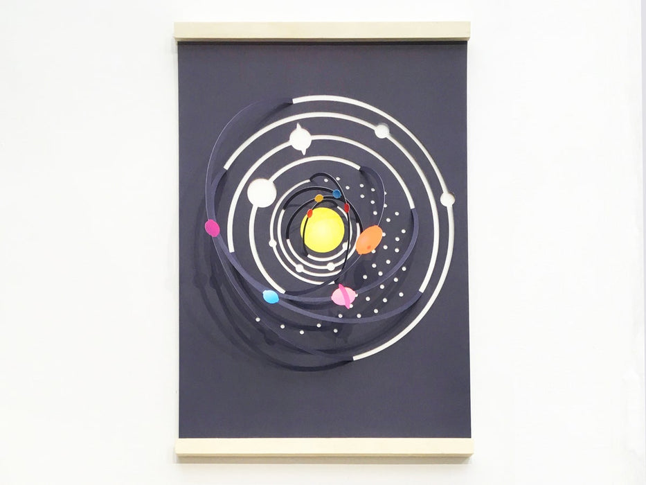Cut&Make Solar System Poster